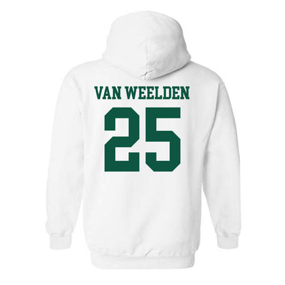 Cleveland State - NCAA Women's Basketball : Ella Van Weelden - Classic Shersey Hooded Sweatshirt-1