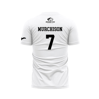 Michigan Tech - NCAA Women's Soccer : Clara Murchison - White Soccer Jersey-1