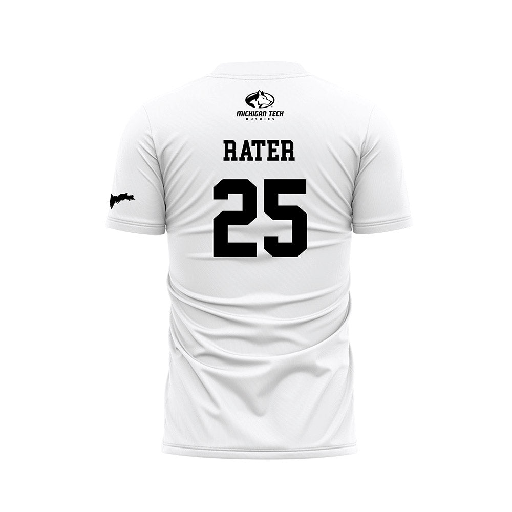 Michigan Tech - NCAA Women's Soccer : Sophie Rater - White Soccer Jersey-1