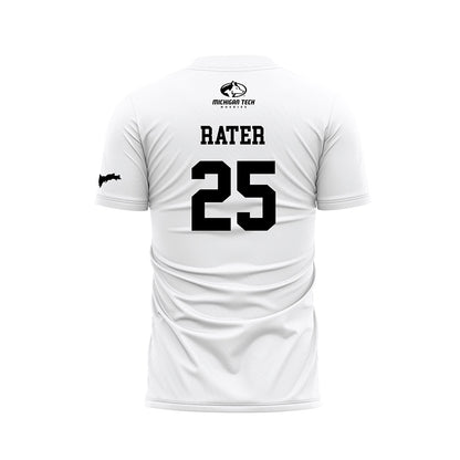 Michigan Tech - NCAA Women's Soccer : Sophie Rater - White Soccer Jersey-1