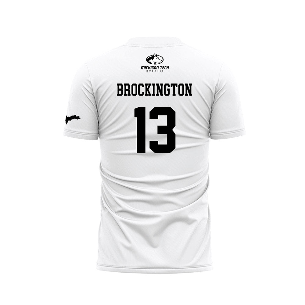 Michigan Tech - NCAA Women's Soccer : Havanah Brockington - White Soccer Jersey-1