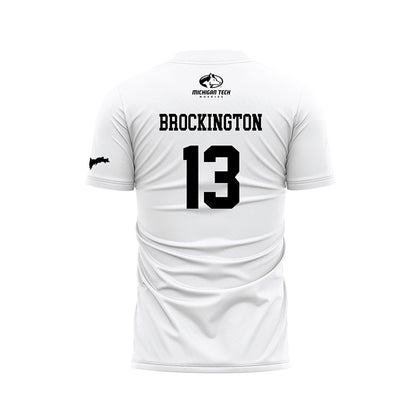 Michigan Tech - NCAA Women's Soccer : Havanah Brockington - White Soccer Jersey-1