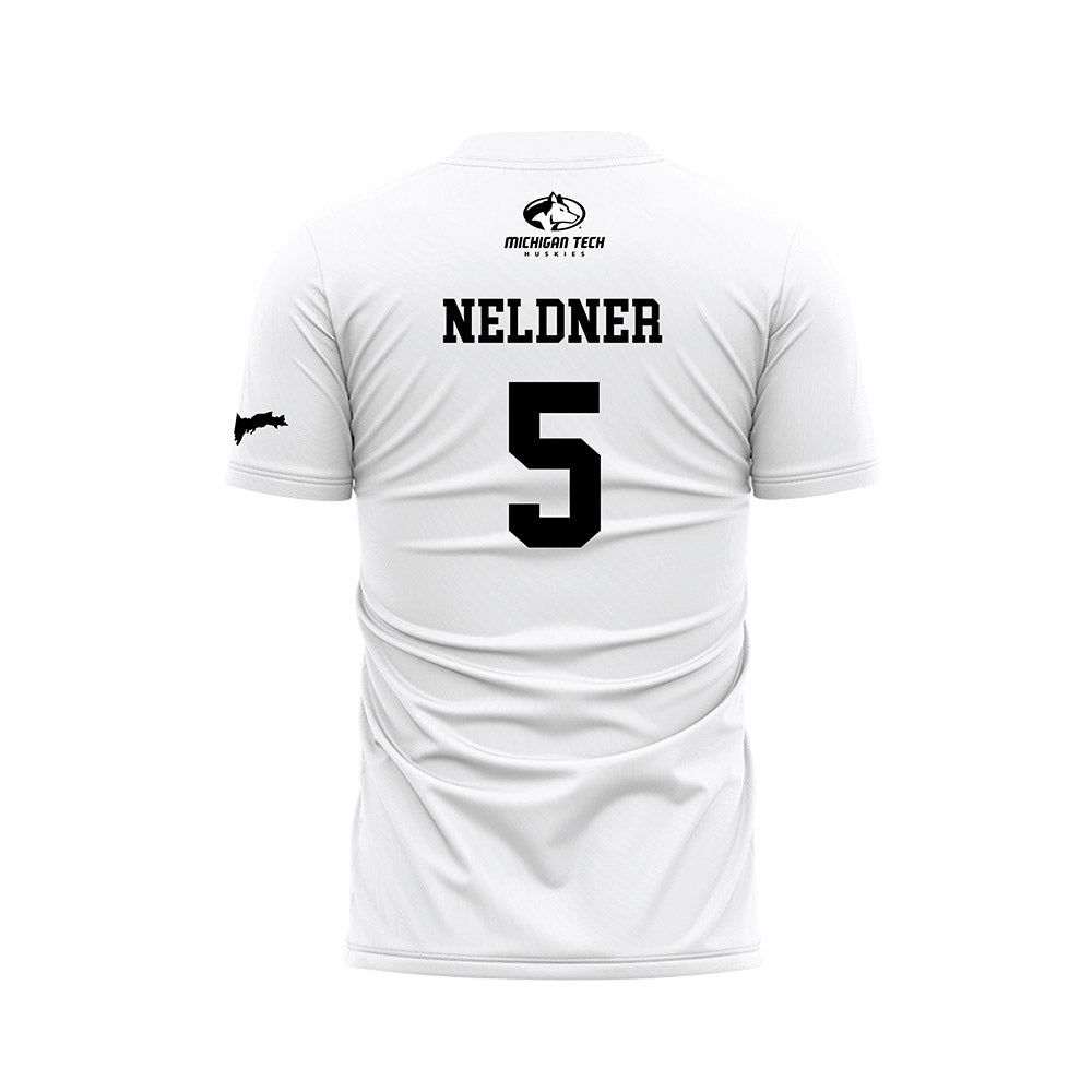 Michigan Tech - NCAA Women's Soccer : Harper Neldner - White Soccer Jersey-1