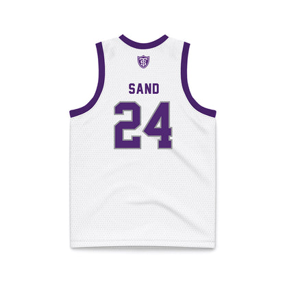 UST - NCAA Women's Basketball : Alyssa Sand - White Basketball Jersey-1