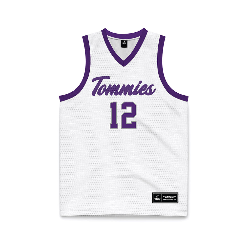 UST - NCAA Women's Basketball : Mikayla Werner - White Basketball Jersey-0