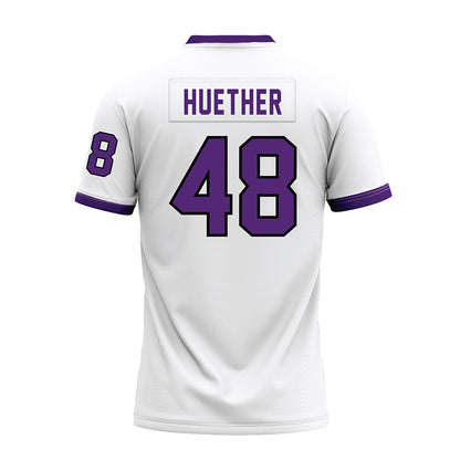 UST - NCAA Football : Elliot Huether - White Premium Football Jersey-1