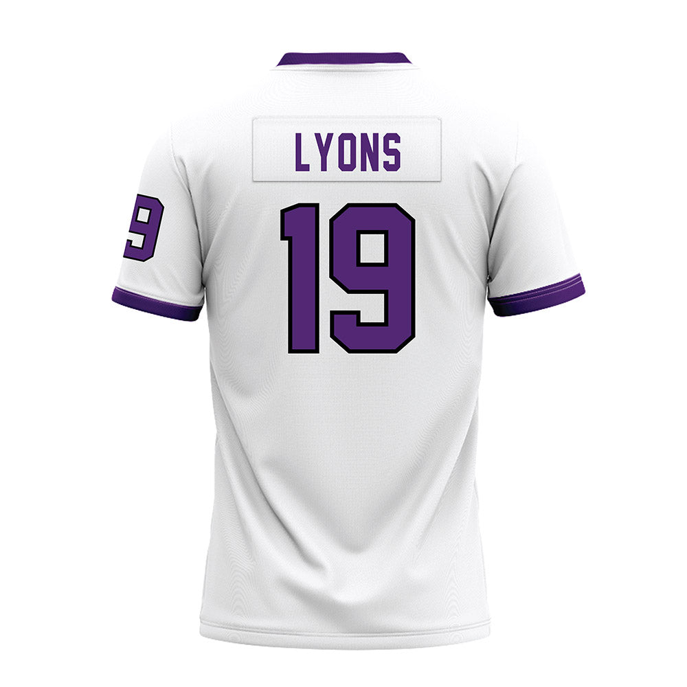 UST - NCAA Football : Owen Lyons - White Premium Football Jersey-1