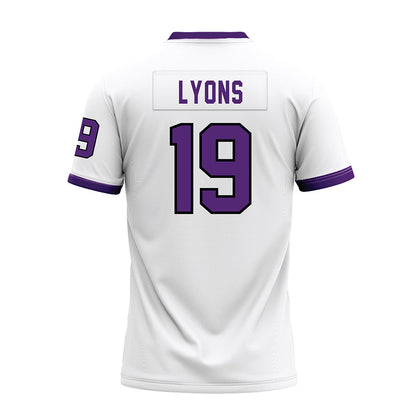 UST - NCAA Football : Owen Lyons - White Premium Football Jersey-1