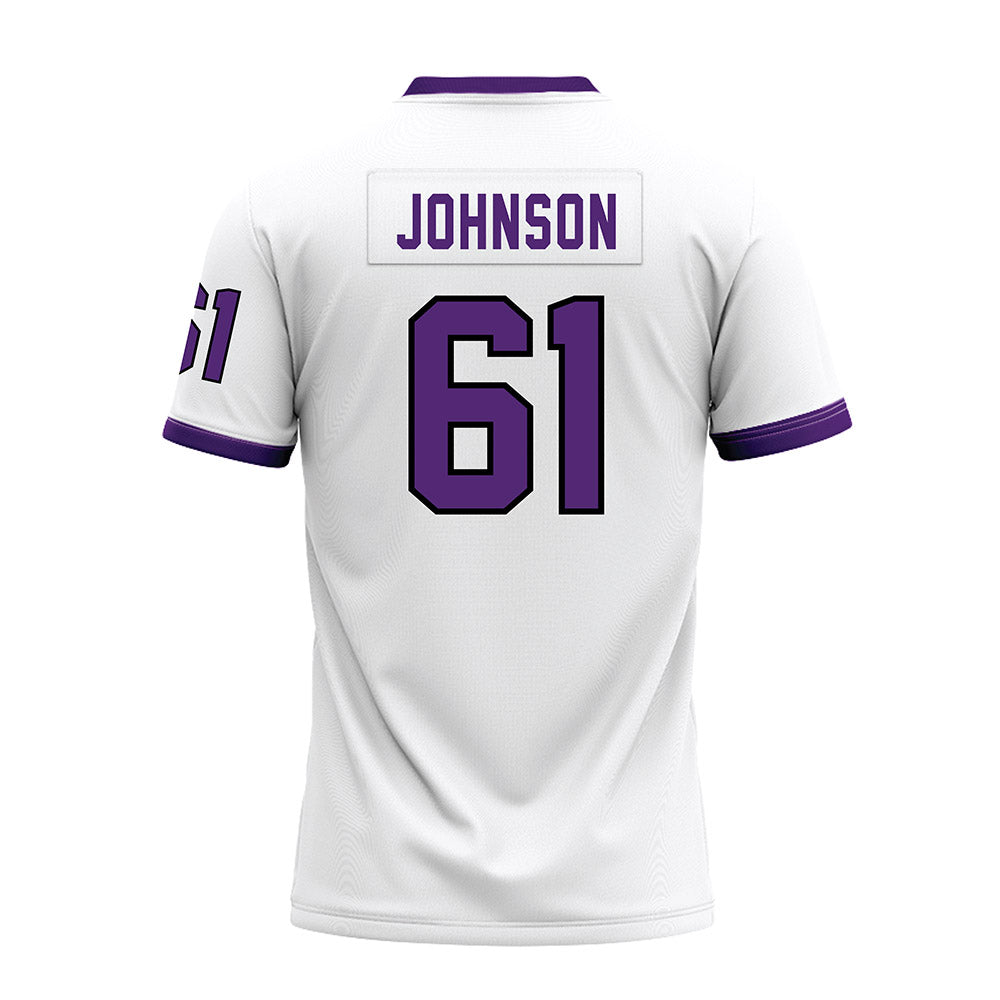 UST - NCAA Football : Marcus Johnson - White Premium Football Jersey-1