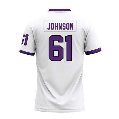 UST - NCAA Football : Marcus Johnson - White Premium Football Jersey-1