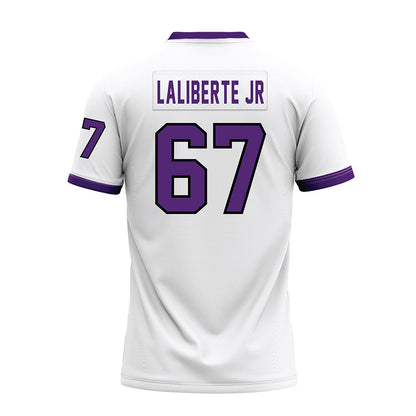 UST - NCAA Football : Jason Laliberte Jr - White Premium Football Jersey-1