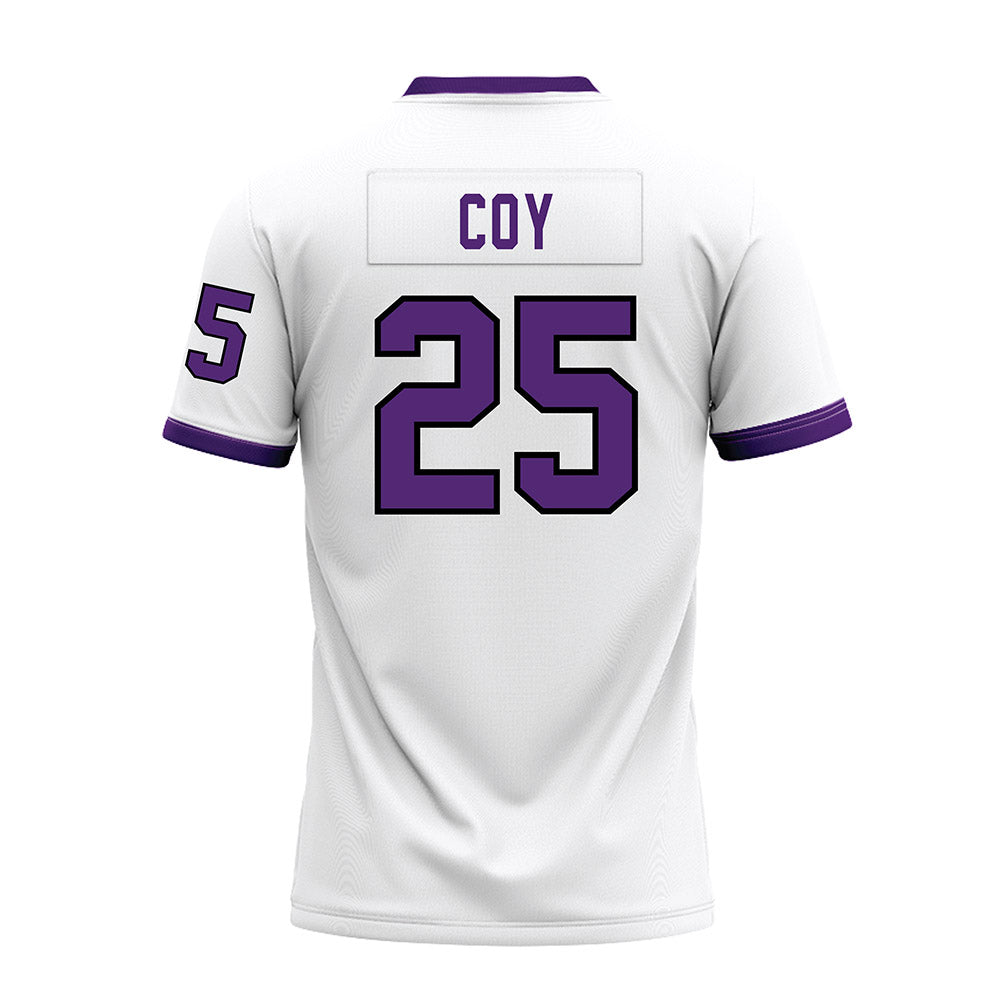 UST - NCAA Football : Marc Coy - White Premium Football Jersey-1