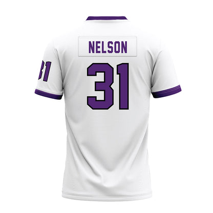 UST - NCAA Football : Caden Nelson - White Premium Football Jersey-1