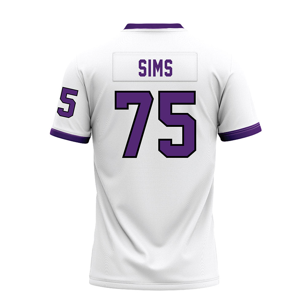 UST - NCAA Football : Ethan Sims - White Premium Football Jersey-1