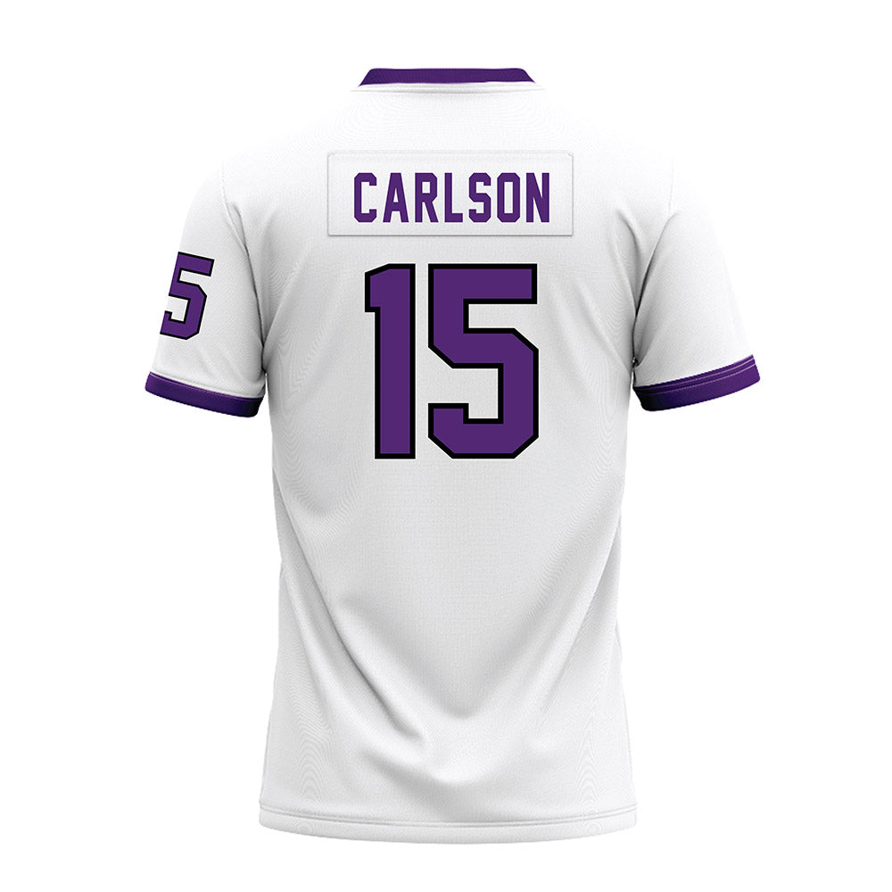 UST - NCAA Football : Will Carlson - White Premium Football Jersey-1