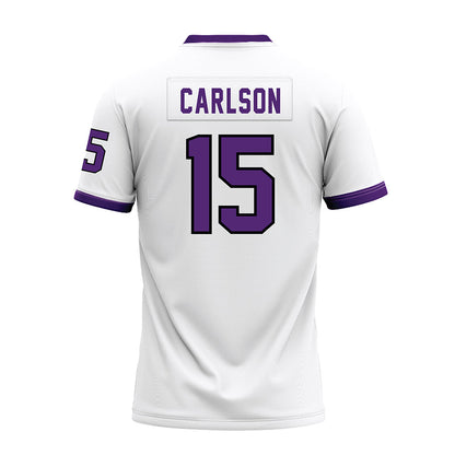 UST - NCAA Football : Will Carlson - White Premium Football Jersey-1