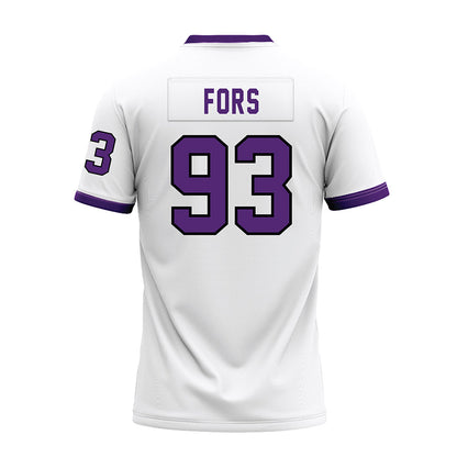 UST - NCAA Football : Lucas Fors - White Premium Football Jersey-1