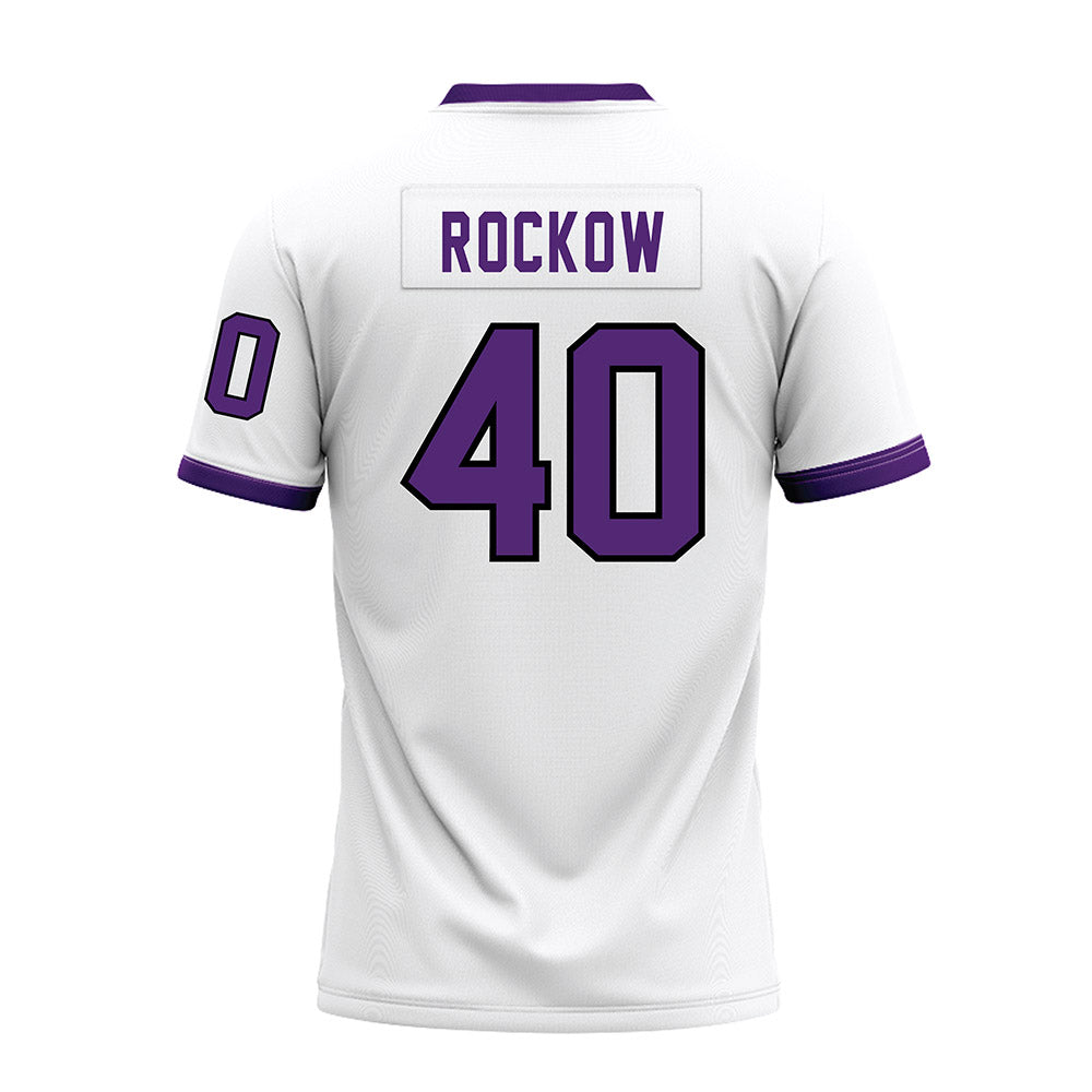 UST - NCAA Football : Zander Rockow - White Premium Football Jersey-1