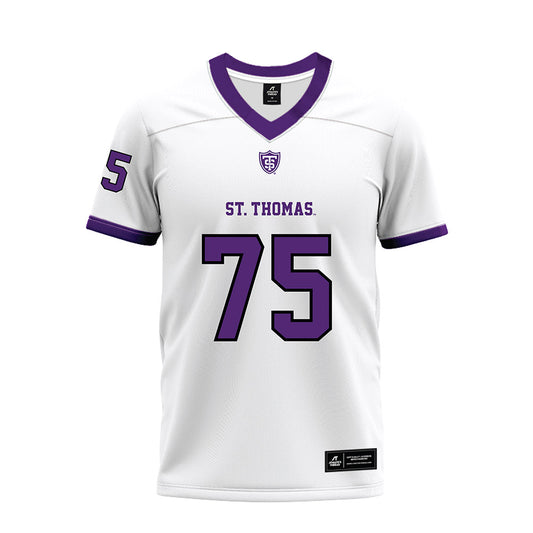 UST - NCAA Football : Ethan Sims - White Premium Football Jersey-0