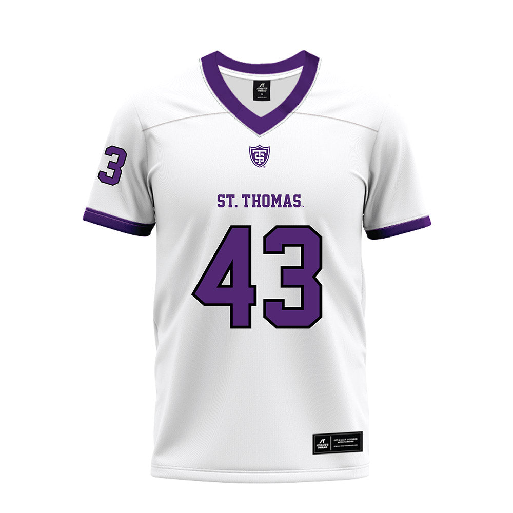 UST - NCAA Football : Teddy Knapp - White Premium Football Jersey-0