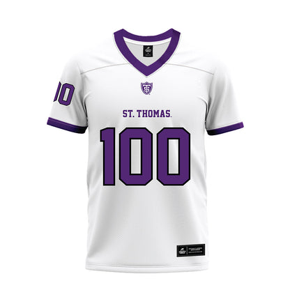 UST - NCAA Football : Maverick Inman - White Premium Football Jersey-0