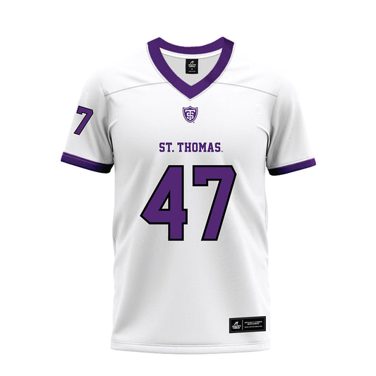 UST - NCAA Football : Michael Kelecic - White Premium Football Jersey-0