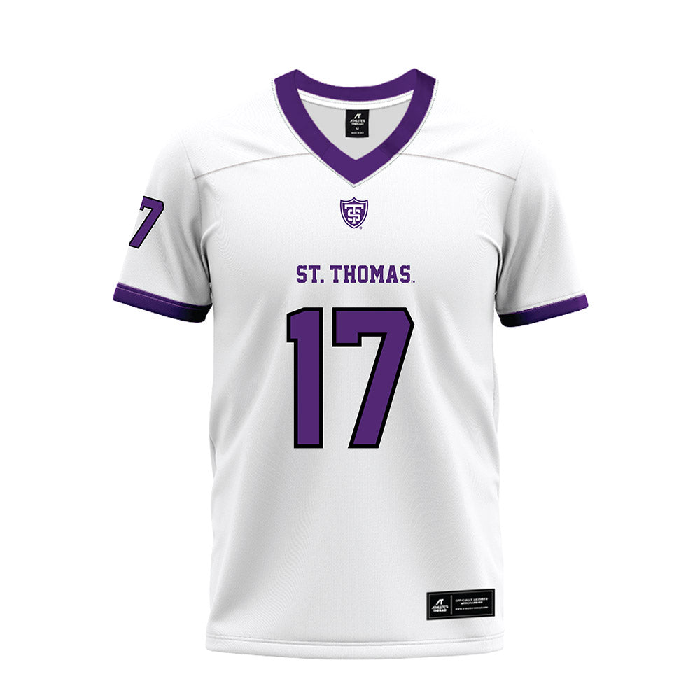 UST - NCAA Football : Ryan Jackson - White Premium Football Jersey-0