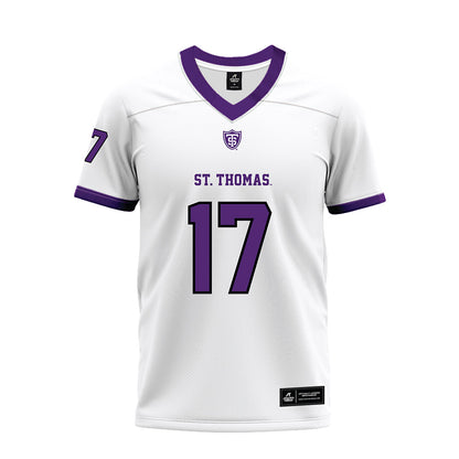 UST - NCAA Football : Ryan Jackson - White Premium Football Jersey-0