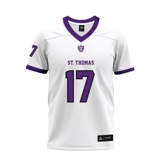 UST - NCAA Football : Ryan Jackson - White Premium Football Jersey-0