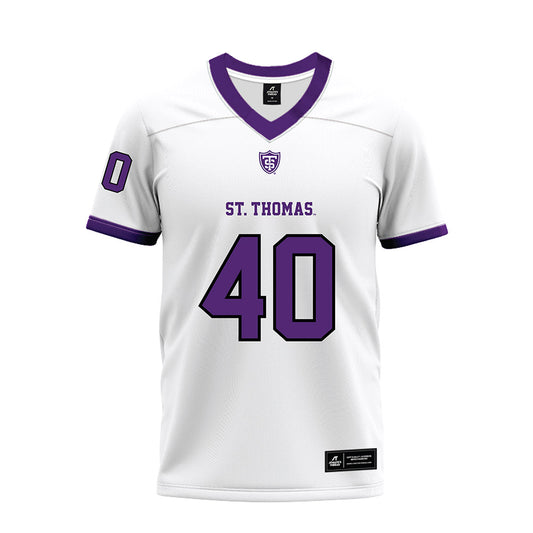 UST - NCAA Football : Zander Rockow - White Premium Football Jersey-0