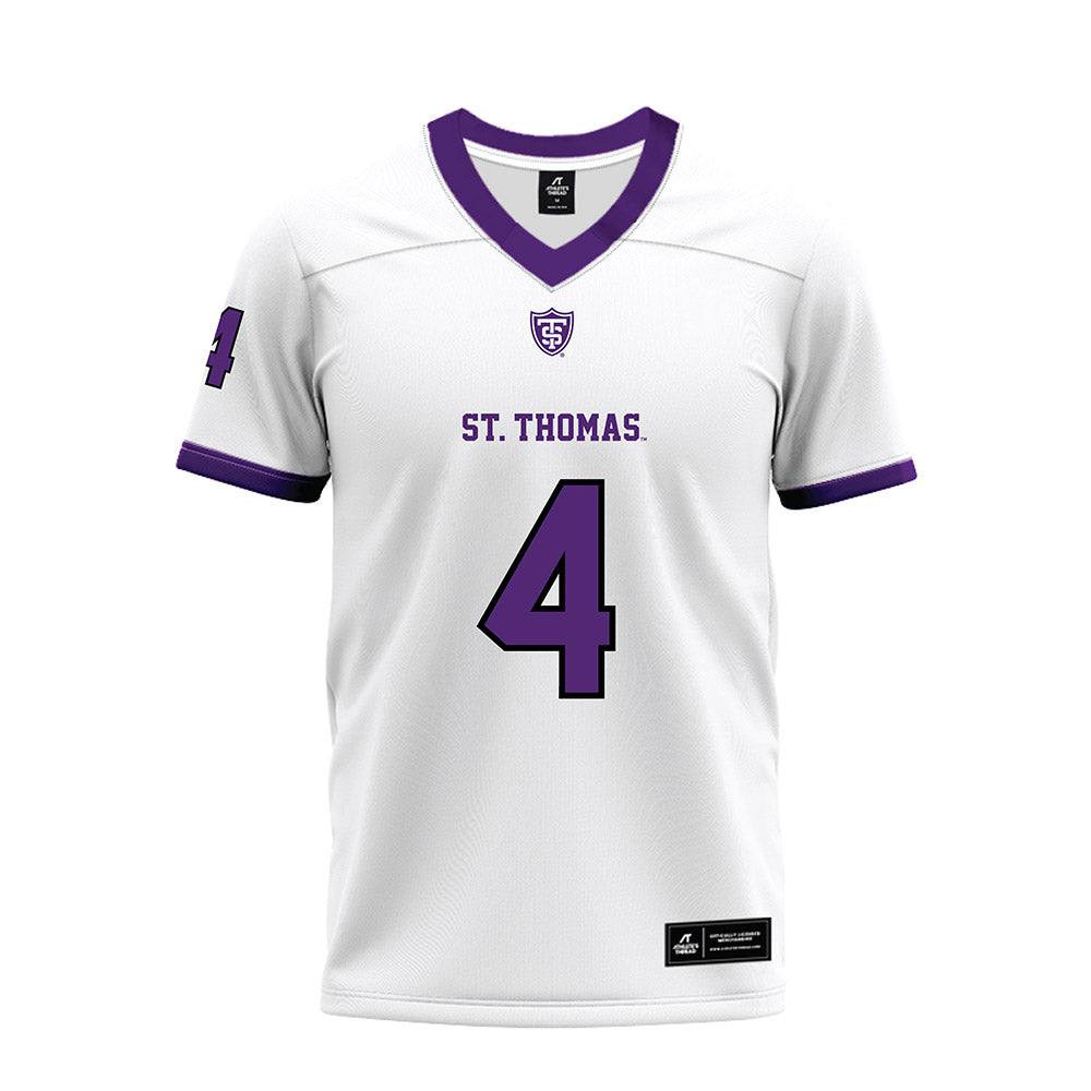 UST - NCAA Football : JaShawn Todd - White Premium Football Jersey-0
