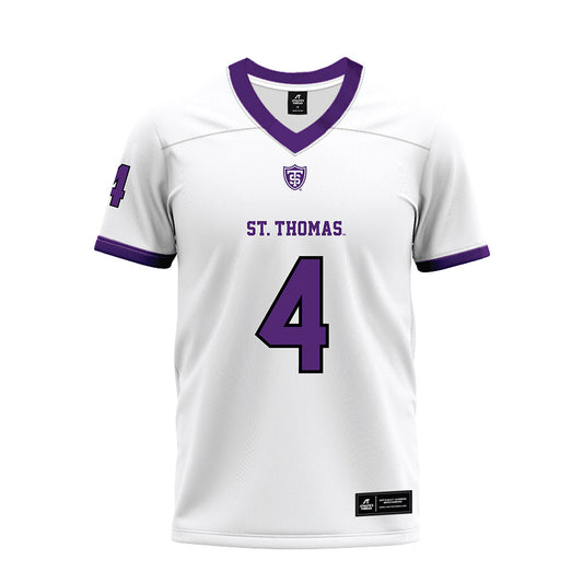 UST - NCAA Football : JaShawn Todd - White Premium Football Jersey-0