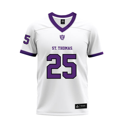 UST - NCAA Football : Marc Coy - White Premium Football Jersey-0