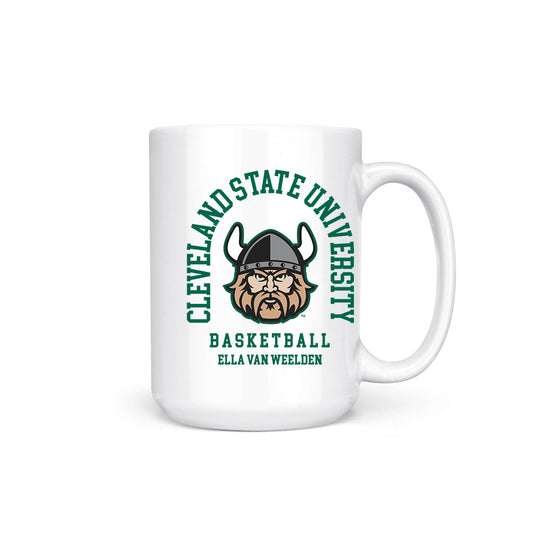 Cleveland State - NCAA Women's Basketball : Ella Van Weelden - Coffee Mug-0