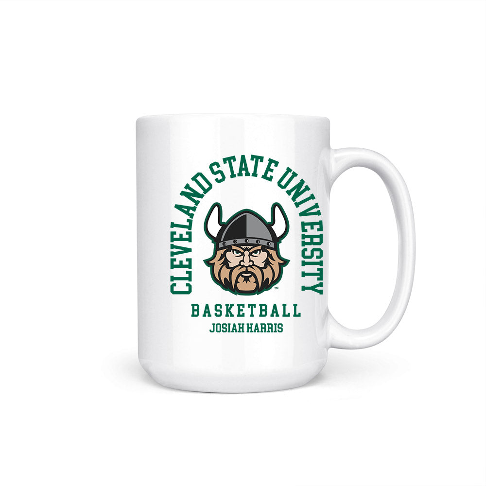 Cleveland State - NCAA Men's Basketball : Josiah Harris - Coffee Mug-0