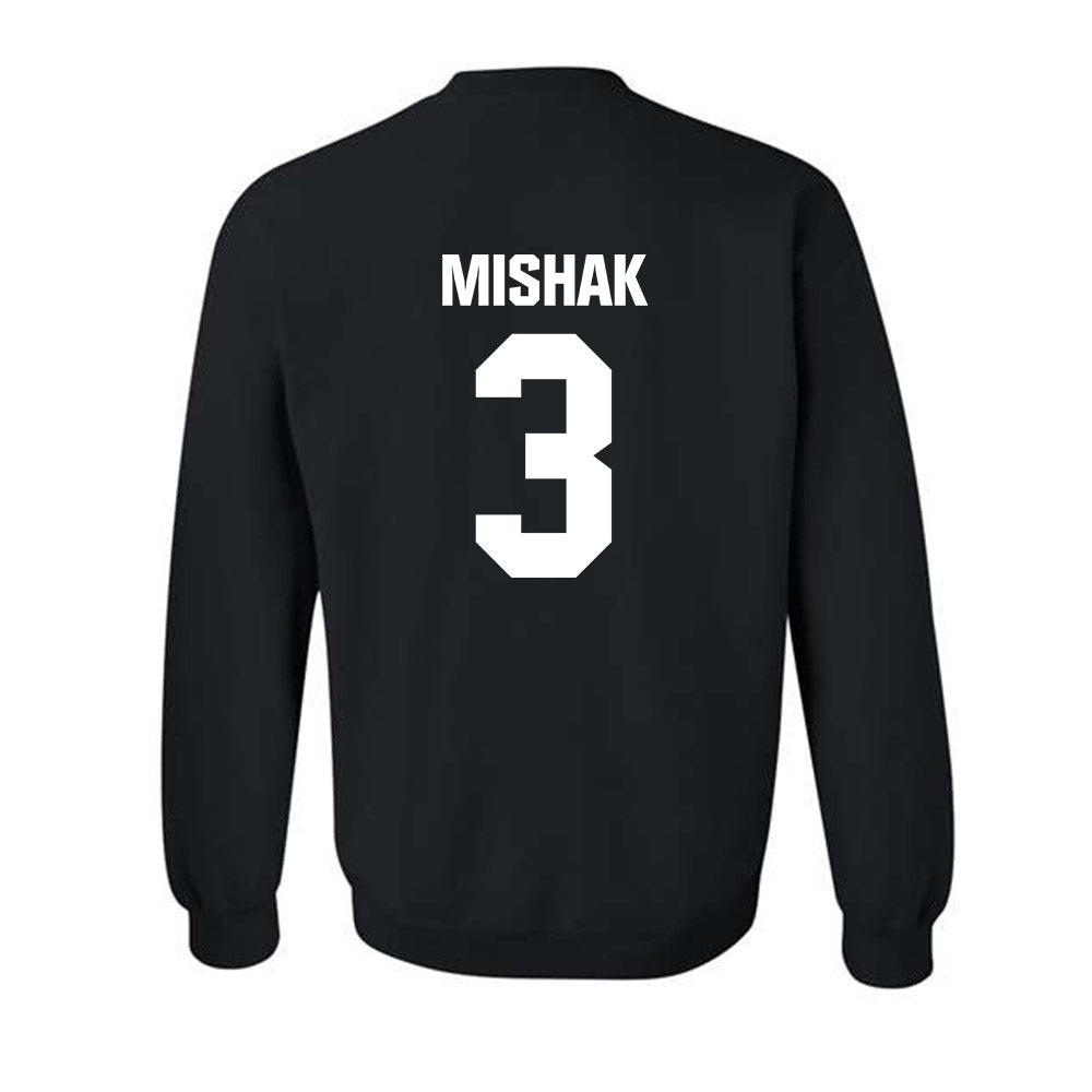 WTAMU - NCAA Men's Basketball : Brock Mishak - Crewneck Sweatshirt-1