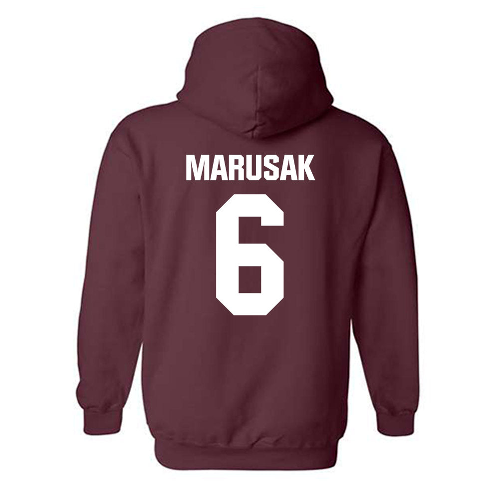 WTAMU - NCAA Women's Volleyball : Currie Marusak - Hooded Sweatshirt-1