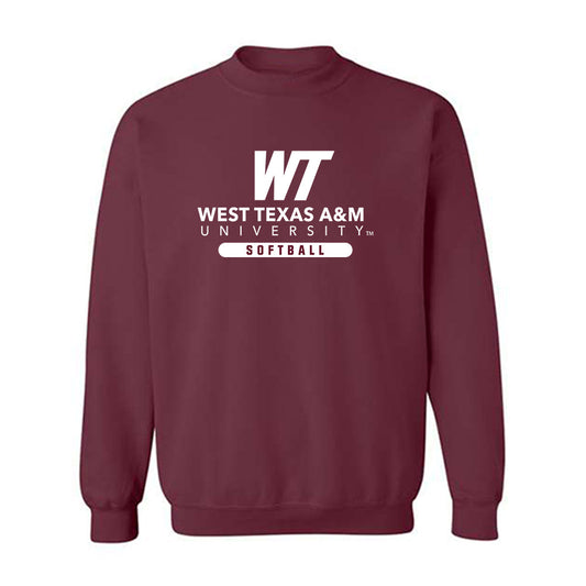 WTAMU - NCAA Softball : Riley Stiner - Crewneck Sweatshirt-0