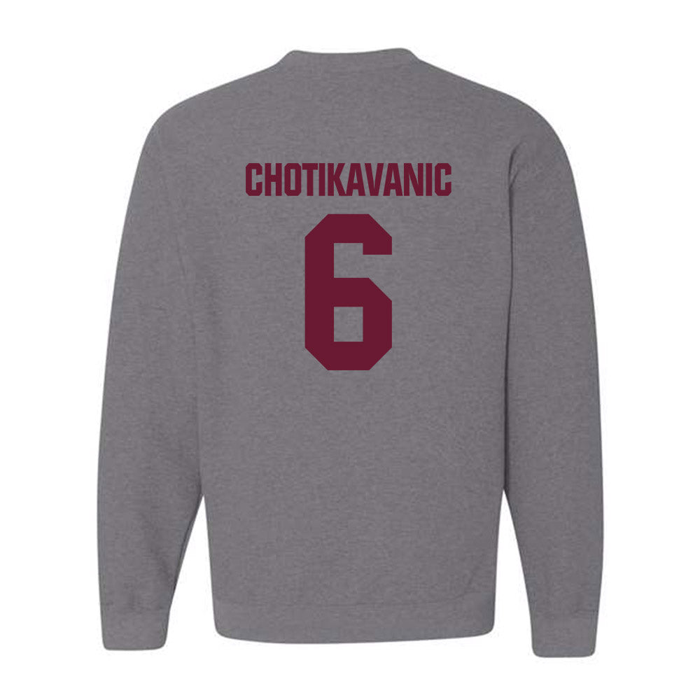 WTAMU - NCAA Men's Basketball : Narit Chotikavanic - Crewneck Sweatshirt-1