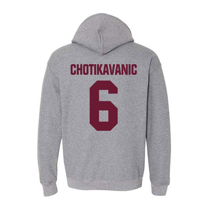 WTAMU - NCAA Men's Basketball : Narit Chotikavanic - Hooded Sweatshirt-1