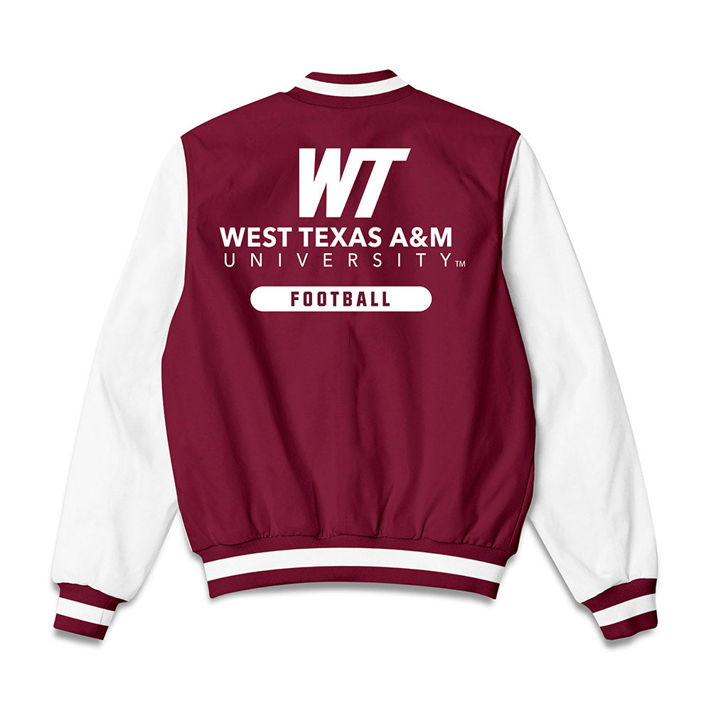 WTAMU - NCAA Football : Hunter Mastin - Bomber Jacket-1
