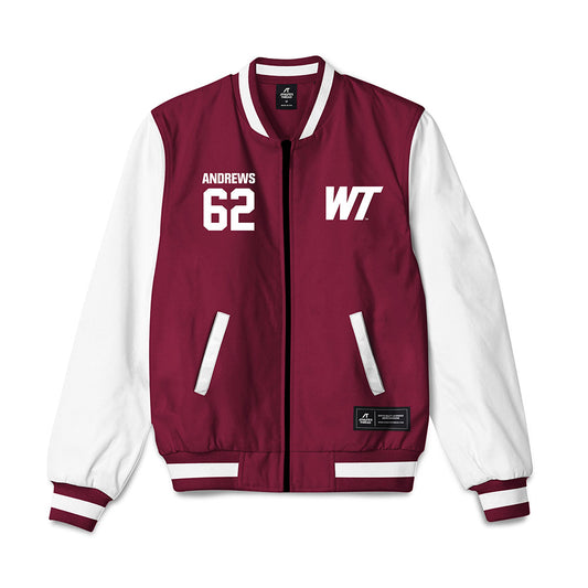 WTAMU - NCAA Football : Jackson Andrews - Bomber Jacket-0