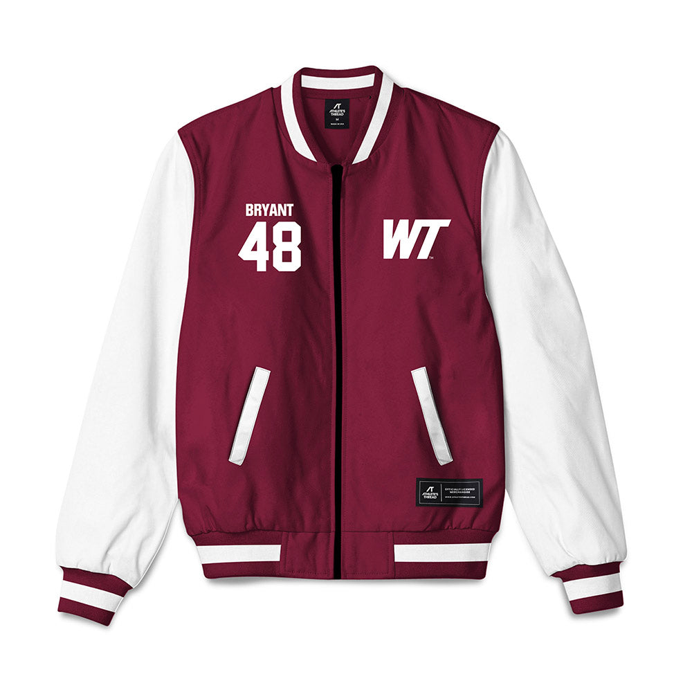 WTAMU - NCAA Football : Matthew Bryant - Bomber Jacket-0