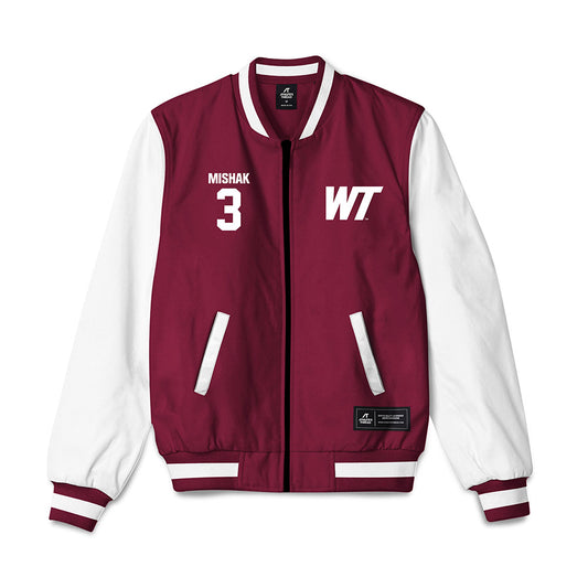 WTAMU - NCAA Men's Basketball : Brock Mishak - Bomber Jacket-0