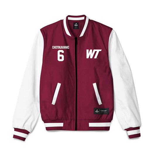 WTAMU - NCAA Men's Basketball : Narit Chotikavanic - Bomber Jacket-0