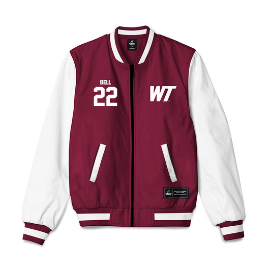 WTAMU - NCAA Women's Basketball : Taytum Bell - Bomber Jacket-0