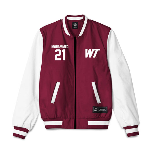 WTAMU - NCAA Men's Basketball : Ahamed Mohammed - Bomber Jacket-0