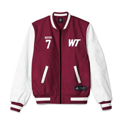 WTAMU - NCAA Softball : Emilee Boyer - Bomber Jacket-0