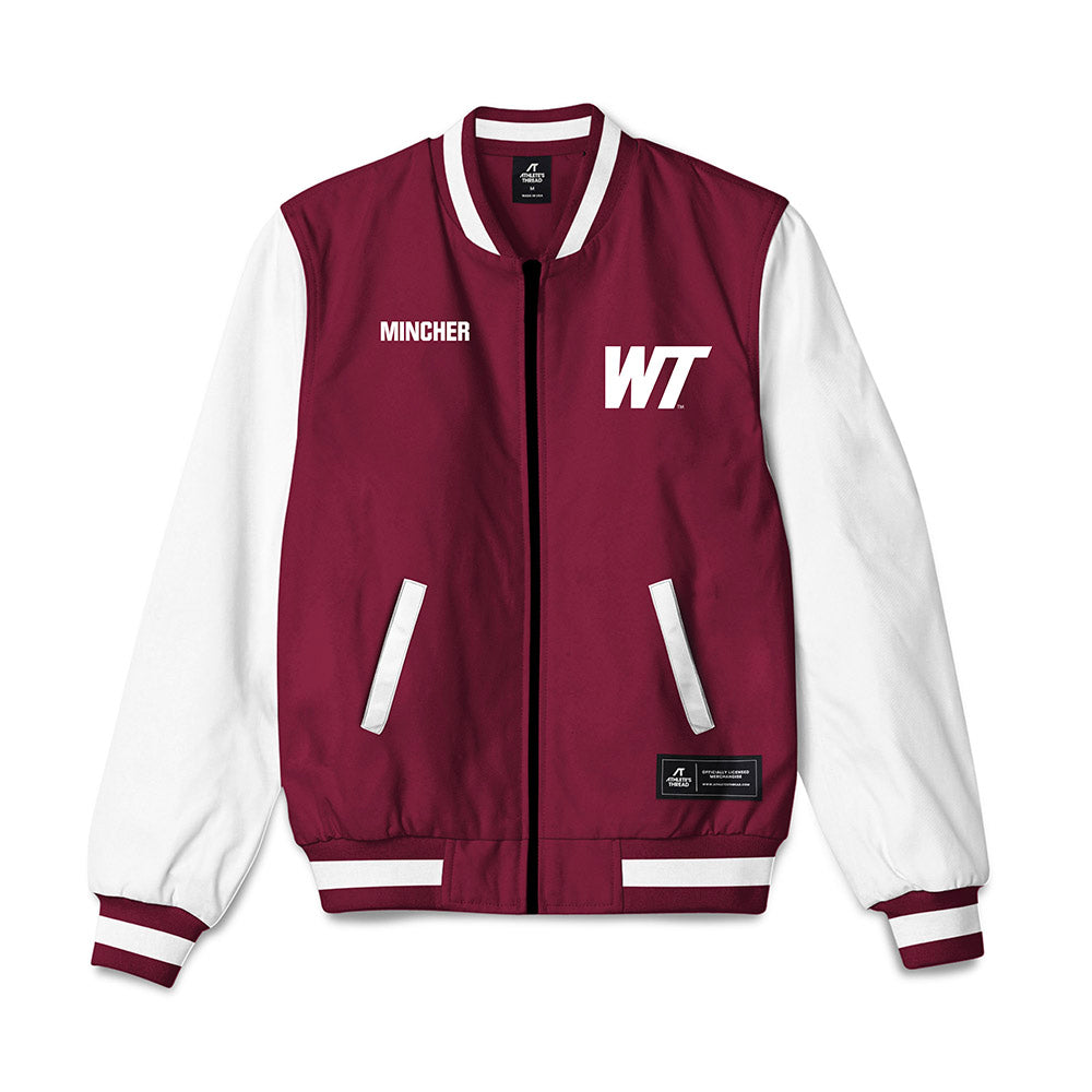 WTAMU - NCAA Men's Track & Field : Marshall Mincher - Bomber Jacket-0