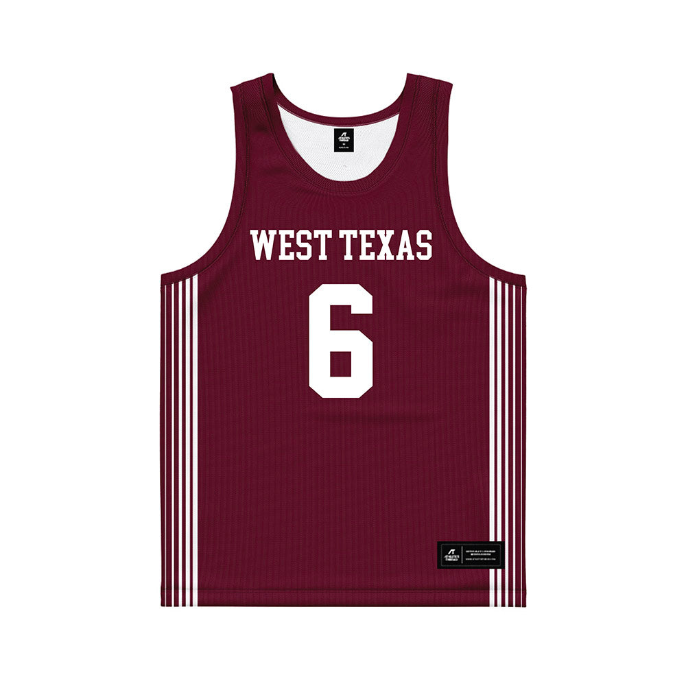 WTAMU - NCAA Men's Basketball : Narit Chotikavanic - Basketball Jersey-0